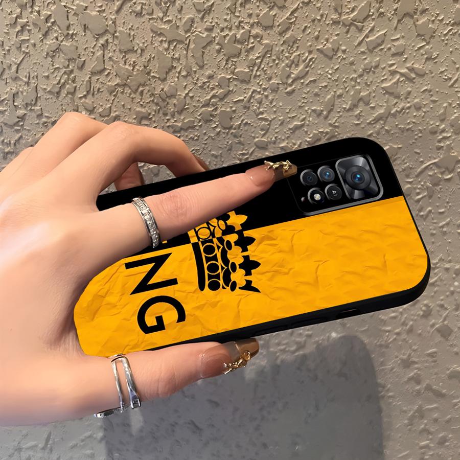 Pouzdro na telefon s písmeny Crown pro Xiaomi Redmi Note 14 12C 13C A4 A5 10 12 11 A3 A1 14C K80 9 8 7 13 Pro Plus K40 A1 A2