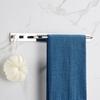 Promotion! Strong Viscosity Adhesive Towel Holder with Two Hooks Rustproof 304 Stainless Steel 3M01N