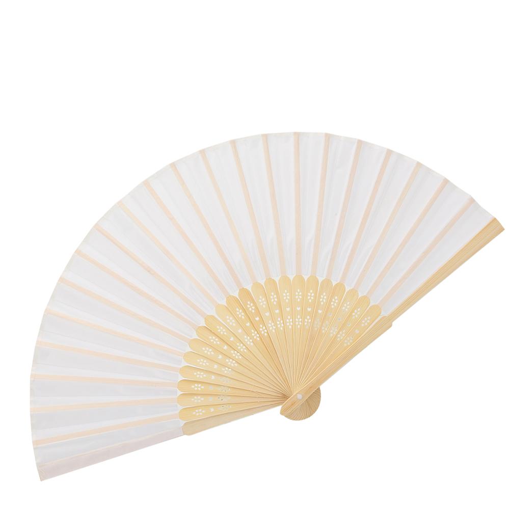 Luxurious Silk Folding Hand Fan In Laser Cut Gift Box Party Favors Wedding Gifts #1