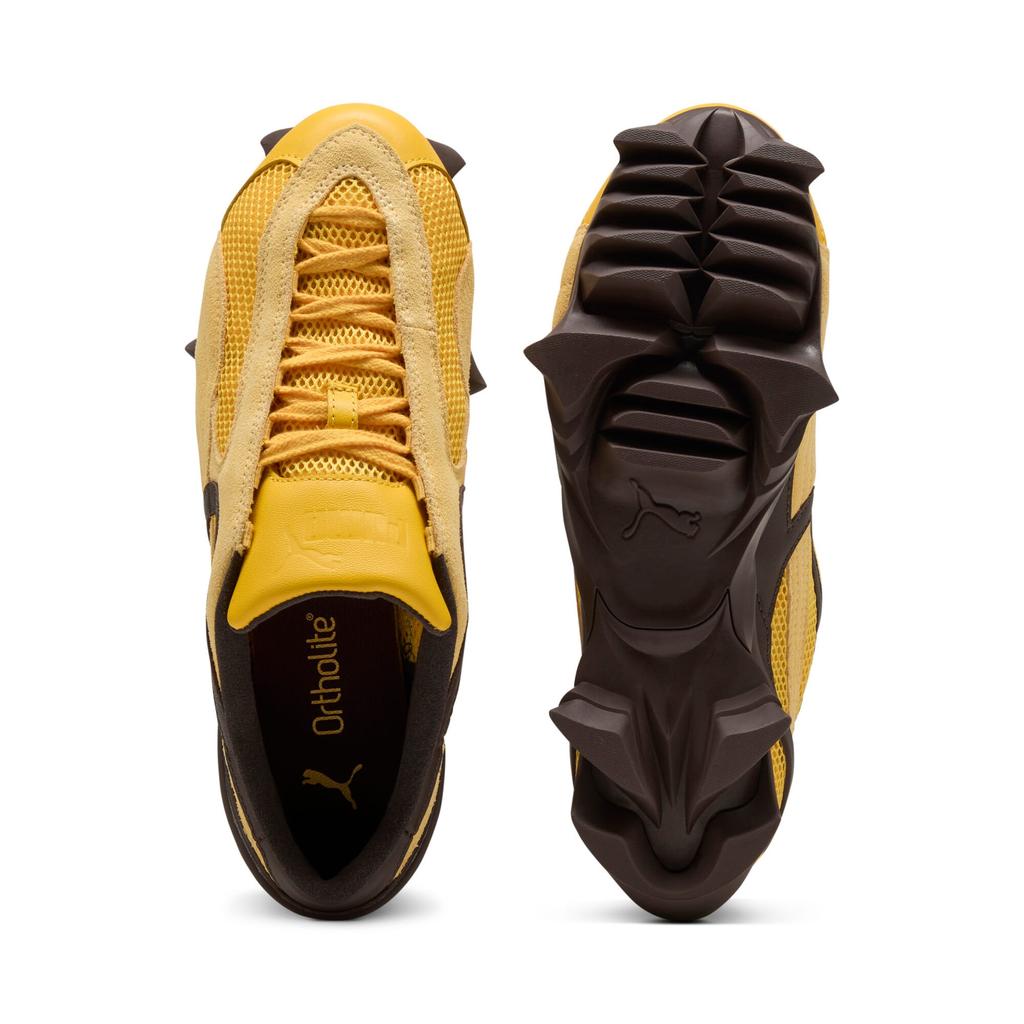 Puma X JJJJound X Slam Jam X Aries Low Top Training Shoes Men's Yellow Brown 402959-03