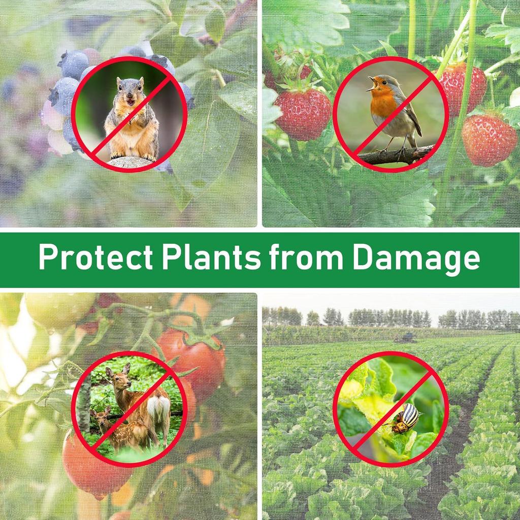 Thickened Agricultural Insect & Bird Proof Net for Greenhouses & Fruit Trees