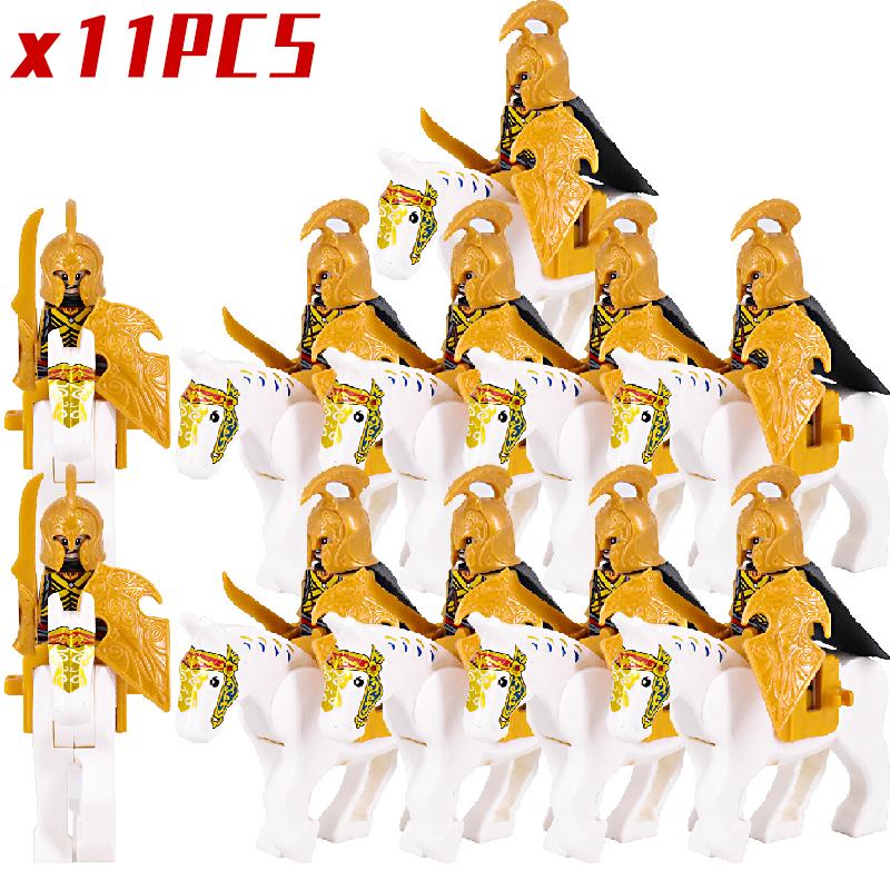 Elfii Soldat Cu Cal de Război Armate Figuri lotr Armură Garda Războinic Arcaș Cavaleri Medievali Blocuri de construcție Cărămizi jucării cadouri