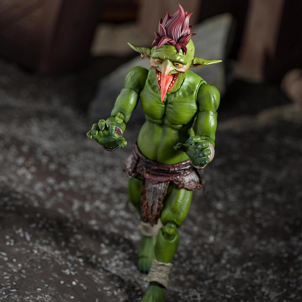Hopdo Toys Goblin Mohawk Hairstyle Action Figure 1/12 Scale Fully Articulated Collectible Fantasy Creature 14Cm Toy Hobby Gifts