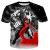 Summer Anime Fist of the North Star 3D Print T-Shirts Men Women Fashion Streetwear Oversized T Shirt Male Tees Tops Man Clothing