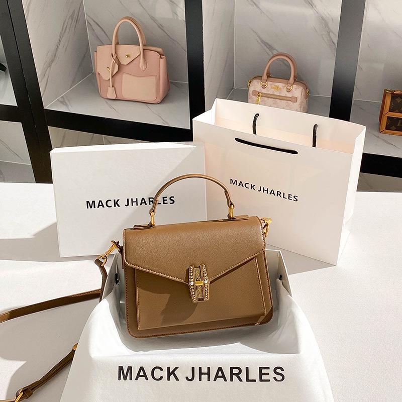 

Винтажная Цветочная Высококлассная Сумка-Мессенджер 2024: Роскошная сумка-тоут для通勤 коричневый