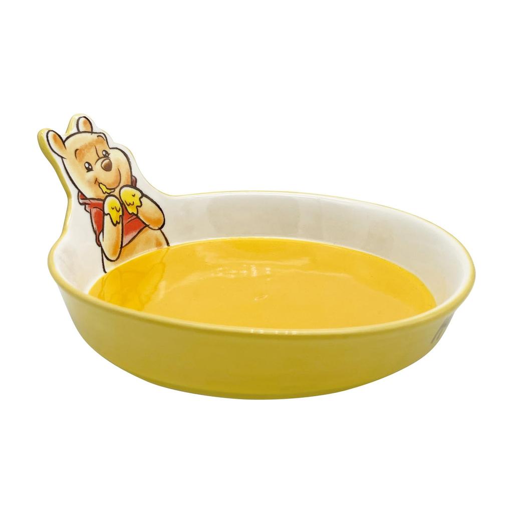 Disney the Curry Stew Diameter 16 X Depth 7 Hungry Funny Pooh Miscellaneous Pooh Birthday SAN4598 "Winnie Pooh" Dish, Dish, Approx. Cm, Face,