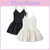 Elegant Black Satin Slip Dress With V Neck And Backless Design For Evening Wear