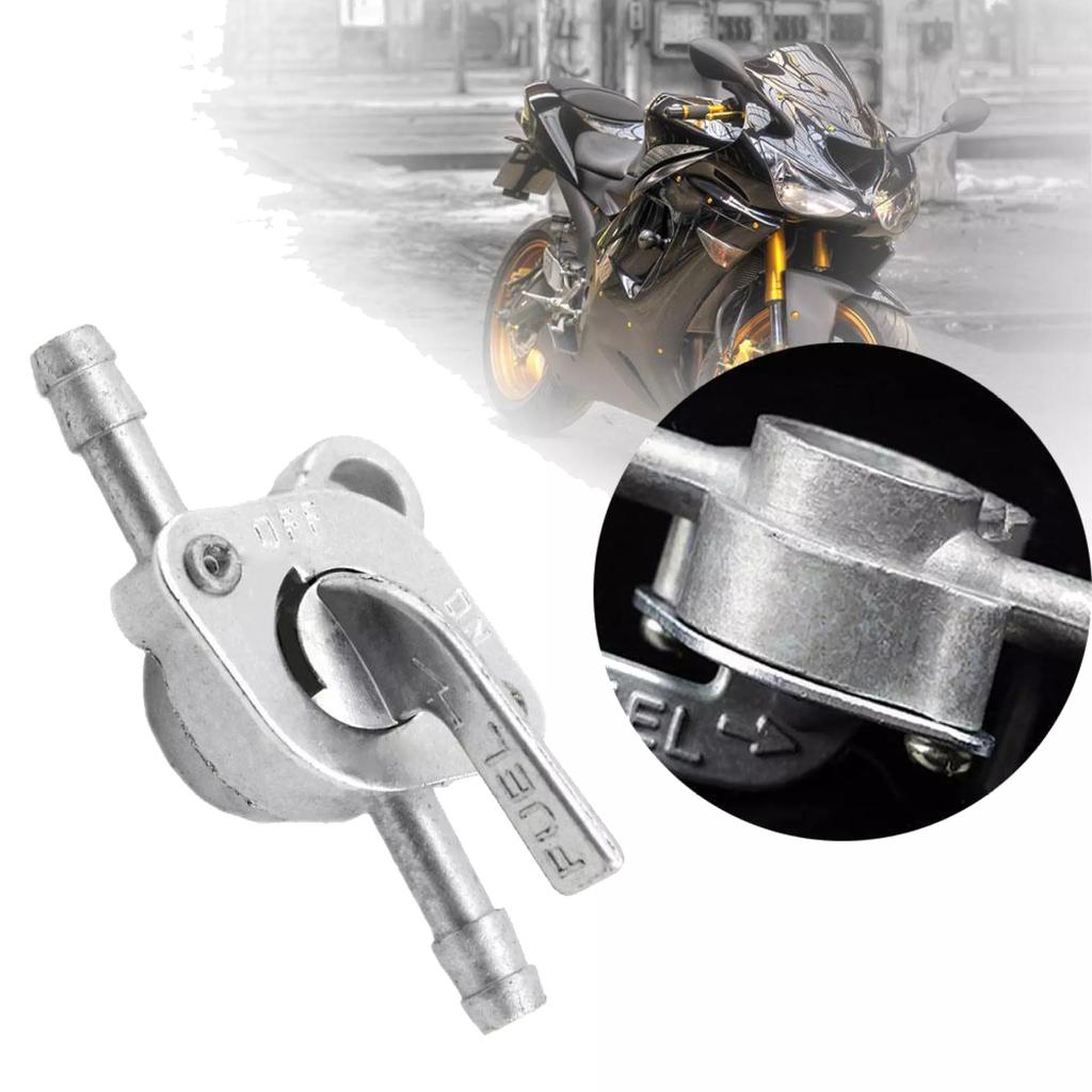 Fuel Tap Switch Alloy Off-road Motorcycle Moped Fuel Can With Two Gasoline Valves Inlet Outlet Switch