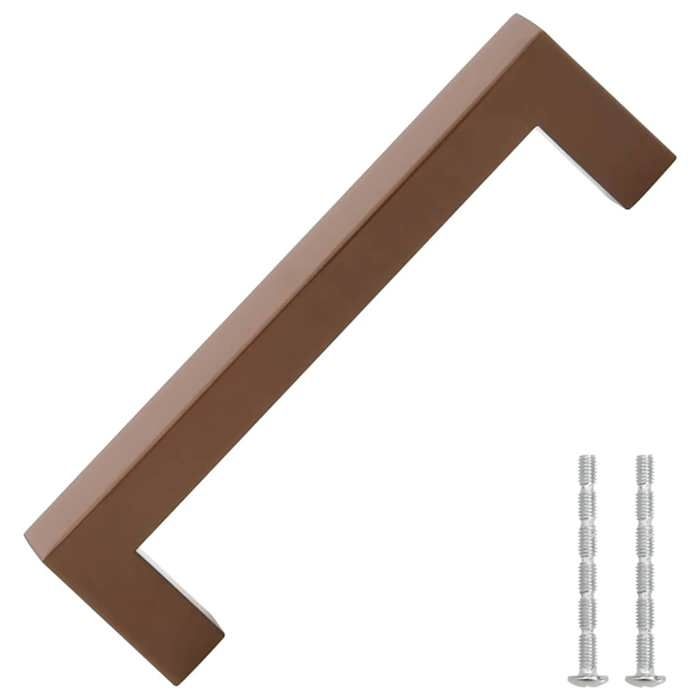 VidaXL Cabinet Handles 10 Pcs, Cupboard Handles, T-Shaped Handles Kitchen Home Interior, Bronze 128 Mm Steel 155406