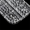 Mixed Size Transparent Round Bead Nail Accessories Bubble Bead Three-Dimensional Nail Bead Charms Nail Art Bead DIY Nails