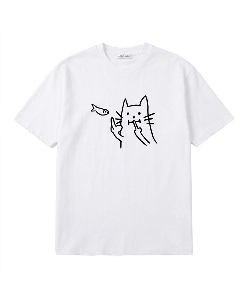 Eolaiteuaenggeul Cat Fish Loose Tee (2 Color)