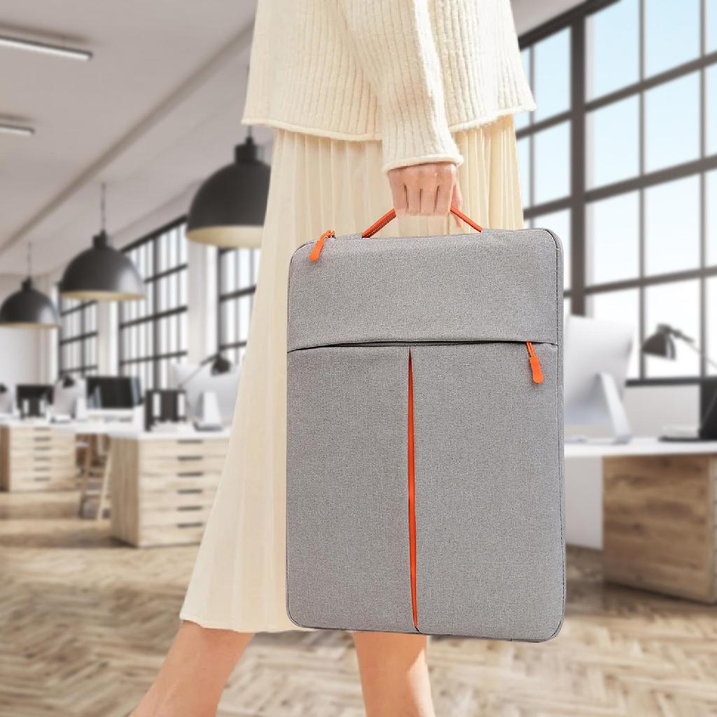 15-inch Laptop Sleeve with Handle, Carrying Case, Compact And Portable Briefcase, Computer Bag