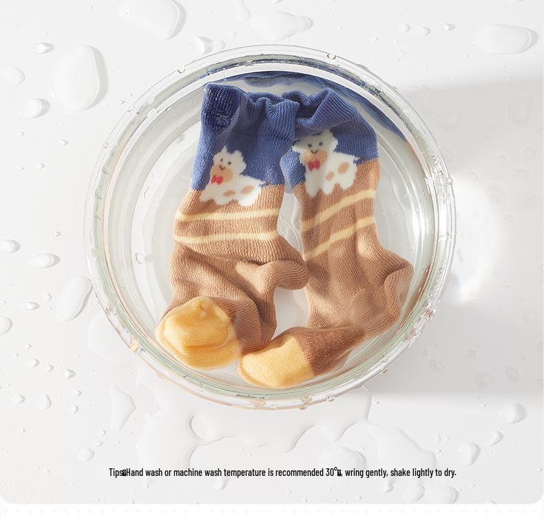 Nidoran Baby Terry Socks - Thick Cotton, Winter Mid-Calf, Seamless for Boys