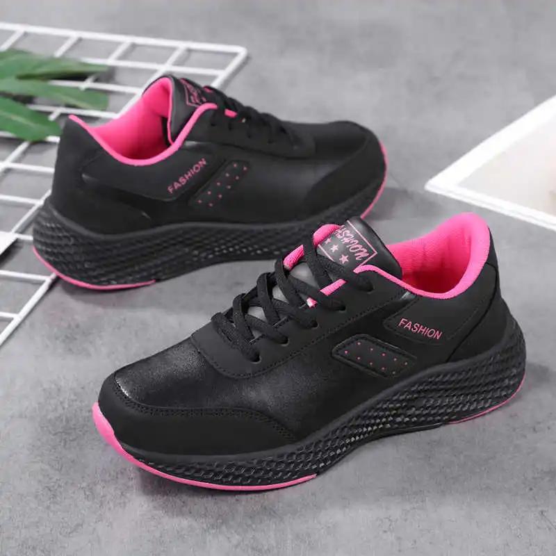 Fashion Synthetic Leather Platform Size 44 Vulcanize Classic Women Shoes Casual Sneakers Sport Luxo Imported Choes Overseas Design