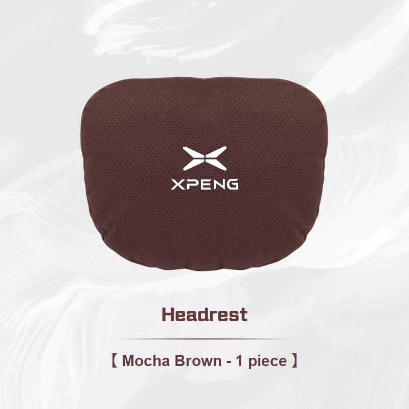 2026 Pour Xpeng G6 P7 G3 G3i G9 P5 X9 X2 N5 F30 H93 2020 2026 Oreiller de Nuque en Daim pour Voiture Appui-tête Oreiller de Soutien Lombaire Protection de la Colonne Vertébrale