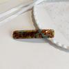 Acetic Acid Large-sized Hairpin with A Single-slot Design, Top-mounted, Featuring An Elegant Spring Clip Hairpin.