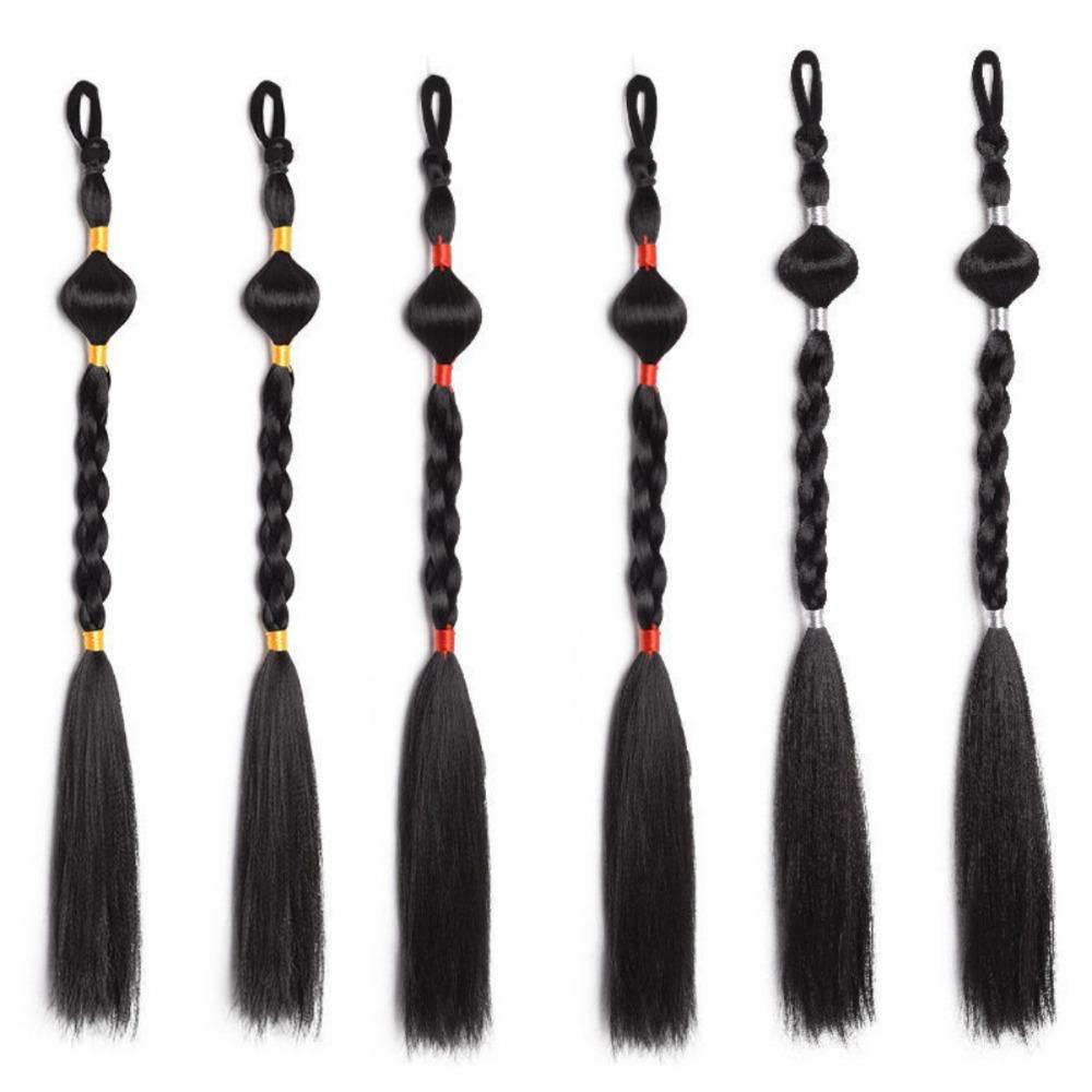 2pcs Lantern Braid Twist Braid Hairpiece Chinese Ancient Braided Ponytails  Photography