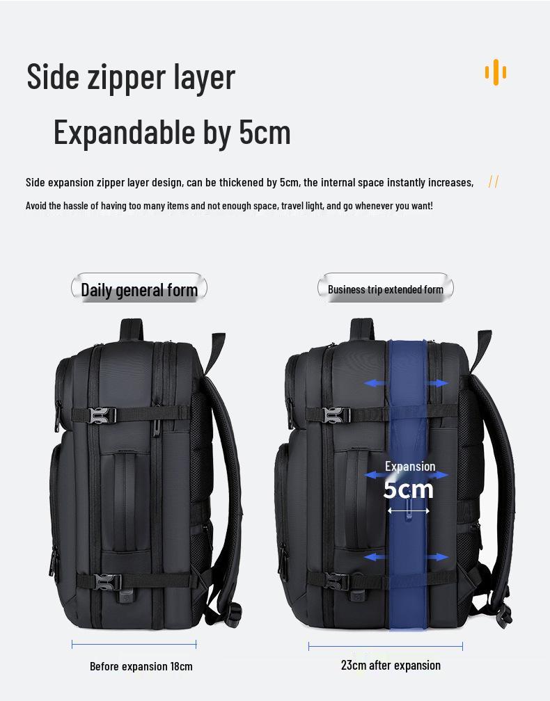 High-End Waterproof Laptop Backpack for Men and Women: Fashionable, Double-Shouldered, Perfect for Travel and Commute