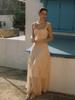 Sinseuden Lumiere Ruffle Long Dress
