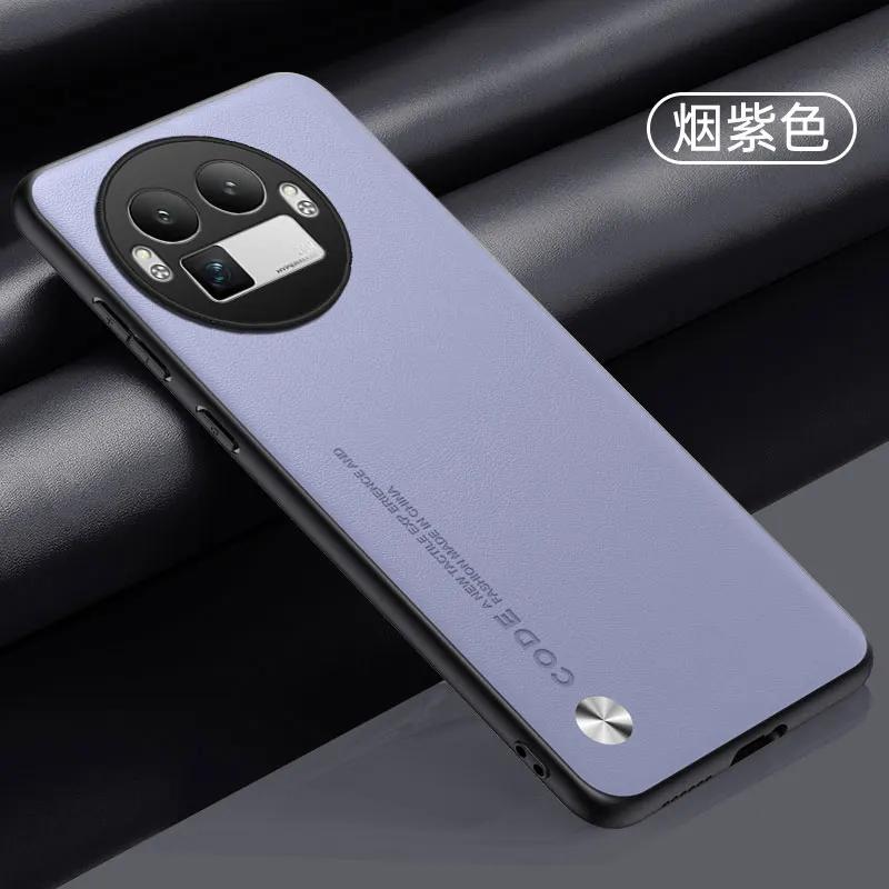For Realme GT8 Pro Plain PU Leather Matte Case For Realme GT 8 GT8pro Silicone Ultra Thin Soft Frame Shookproof Bumper Cover