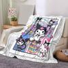 1pc Kuromi & Friends Blanket, Soft and Cozy Home Decor Gift for All Seasons, Living Room, Travel, Camping, Car Blankets, Beach, Office Naps, Perfect f
