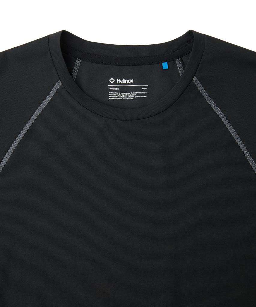 Hellinogseuweeo Eclipse Base Layer Short Sleeve T-Shirt_Black