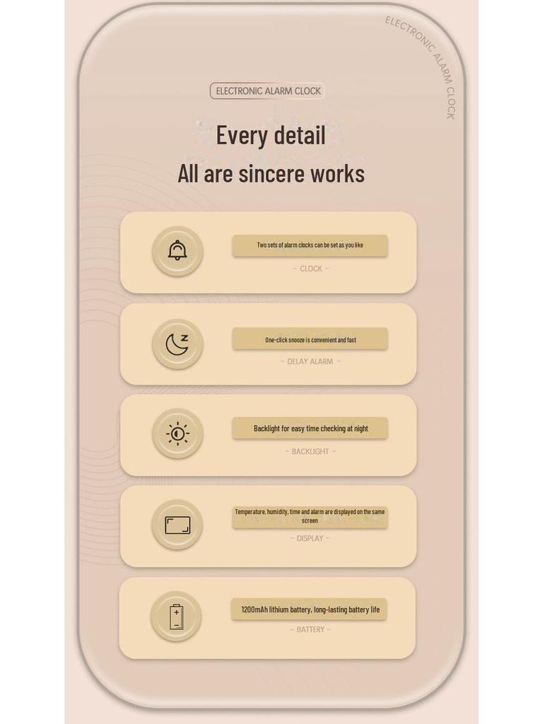 Smart Kids' Alarm Clock 2023: New Charging Model with Electronic Display for School Girls