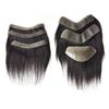 Seamless Natural Human Hair Patch Forehead Biological Scalp Patch  for Baldness Frontline