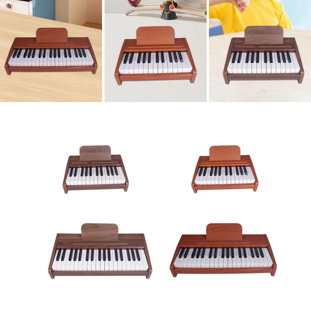 Children's Digital Piano Keyboard Toy with Wood Design for Music Learning