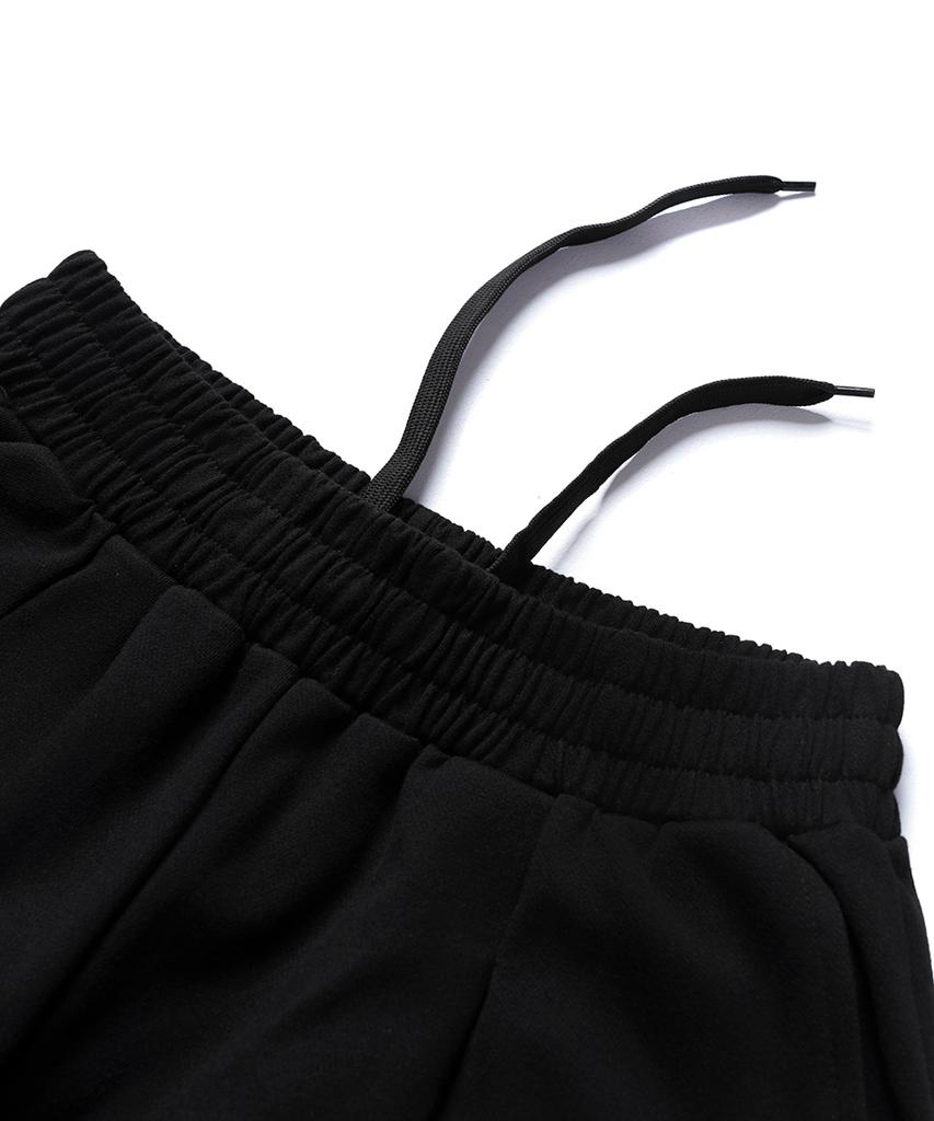 GAKKAI UNIONS Horse Embroidered Bermuda Pants Black