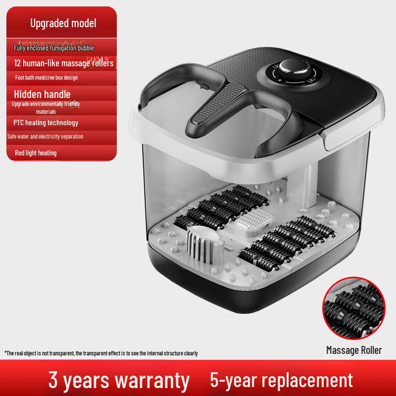 

Электрическая ванна для ног Luyao с подогревом и автоматическим массажем