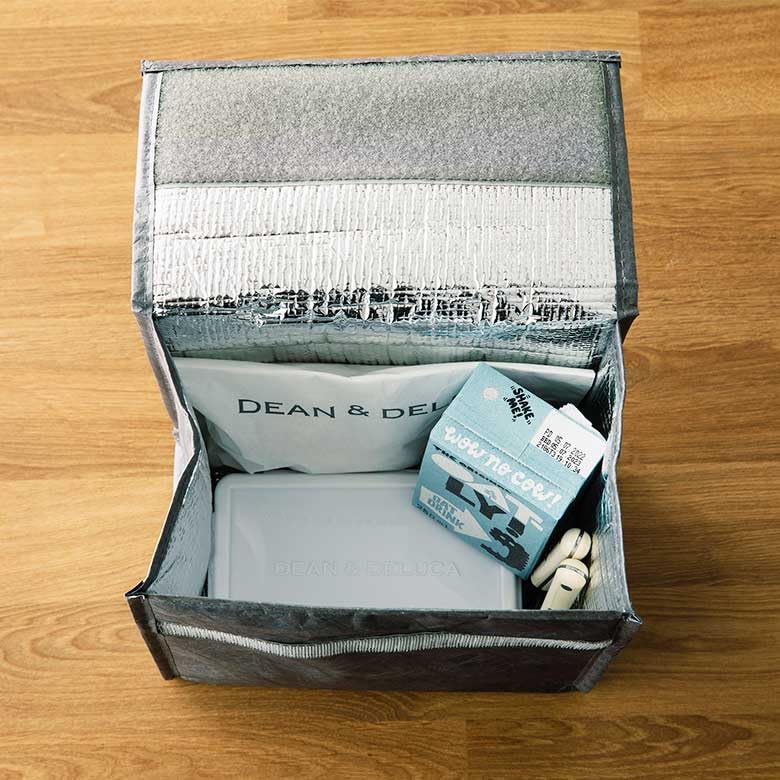 DEAN DELUCA Small Lunch Microwave and Dishwasher Compact and Simple Design & Box, White, 420ml, Safe,