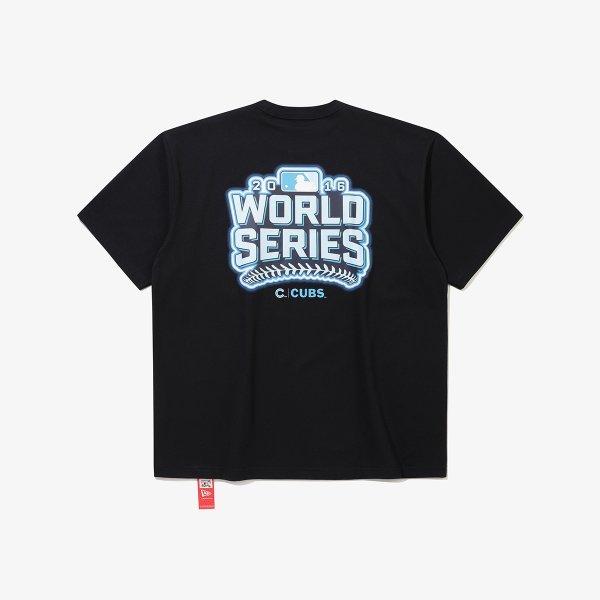 New Era Chicago Cubs World Series Neon T shirT Black 15147509