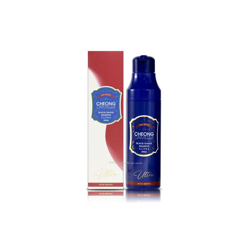 

[CHEONGDAM STYLE] Forest Black Change Shampoo Ultra 200ml Season 3 Cheong Dam Hair Dye Shampoo Korean Black Hair Shampoo Wine Brown x 1pcs