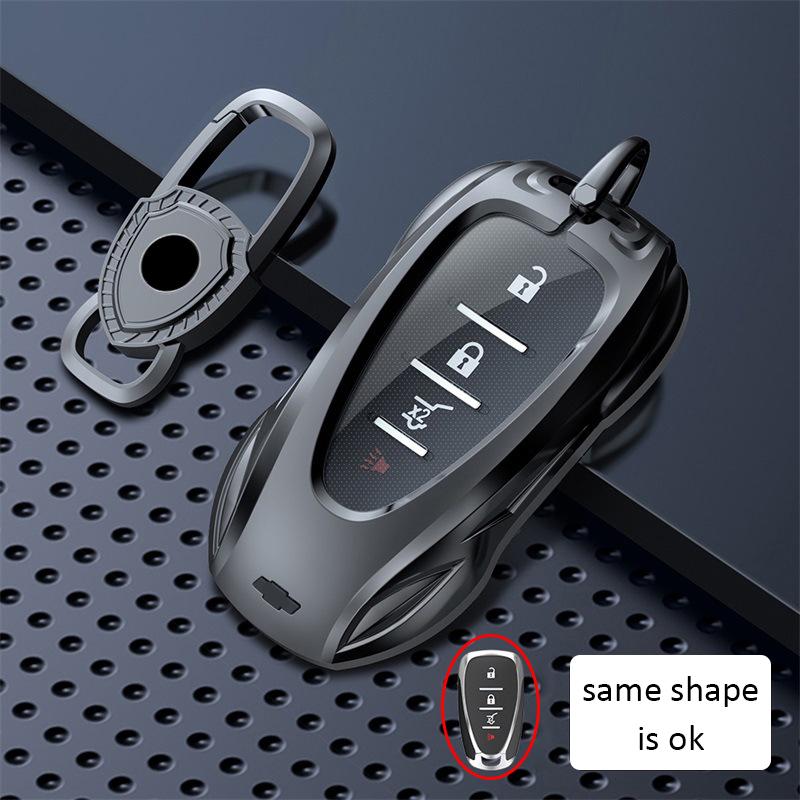 Zinc Alloy Car Key Case Cover for Chevrolet Onix Equinox Orlando Cruze Spark Sonic Camaro Volt Bolt Trax Malibu Blazer Traverse