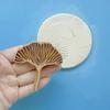 Ginkgo Biloba Blatt Tonstempel 3D-gedrucktes Blattmuster Tonprägeform für DIY-Bastelarbeiten Polymer Clay Herstellung