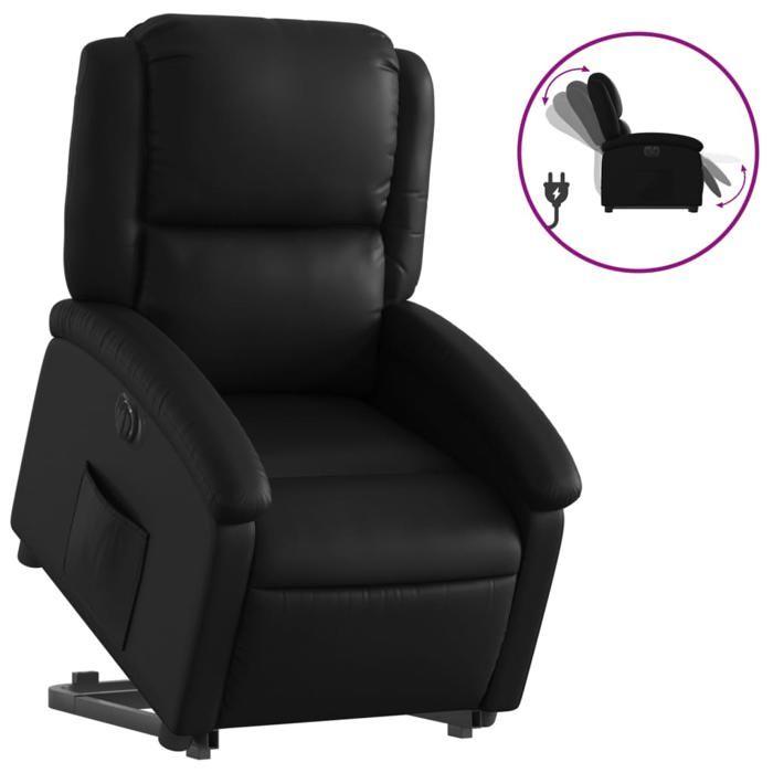 VidaXL Fauteuil Inclinable Électrique, Chaise de Relaxation avec Dossier et Repose-pied Réglables, Siège de Salon, Moderne, 3204240