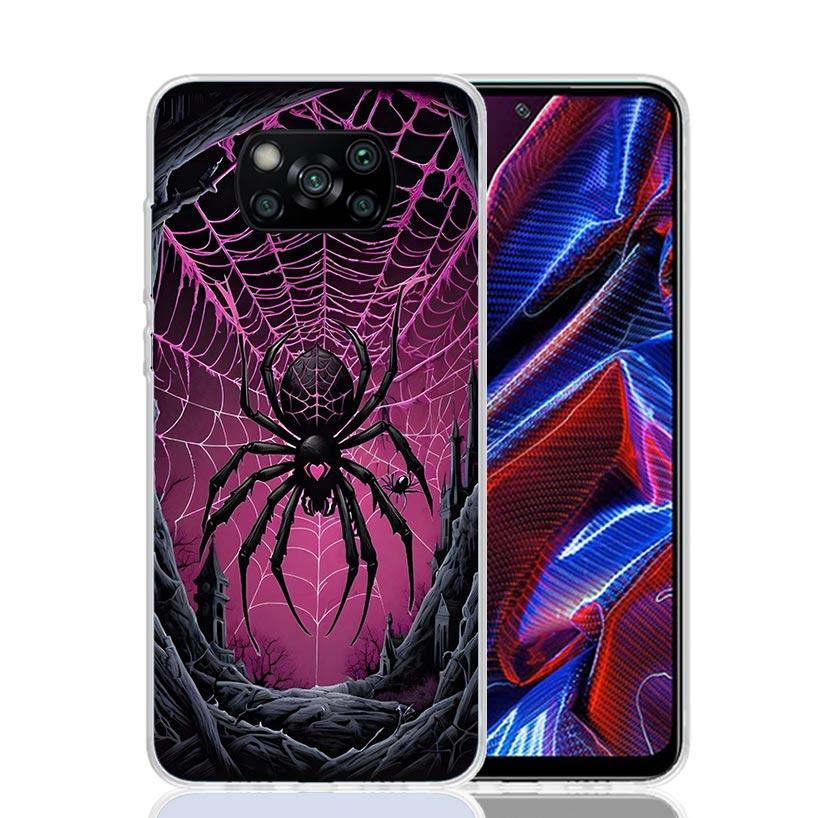 

Black Widow Spider Insect Phone Case For Xiaomi Poco F7 Ultra X7 X6 Pro X5 Redmi 15 15C 13 13C 12 12C 10 10A 10C 9 9A 9C 9T Shel Redmi 13C
