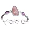 Rose Quartz Gemstone Handmade Bracelet Jewelry BR 175