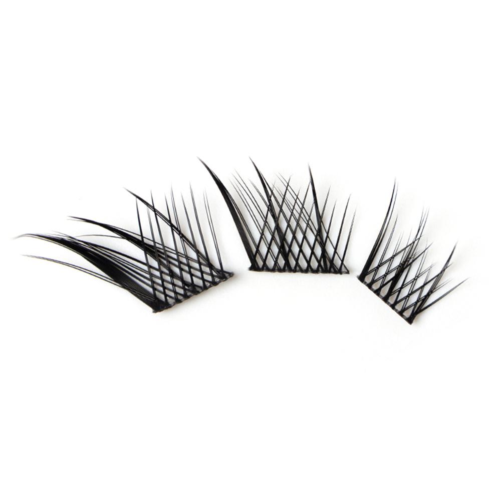 Manga Natural Lashes Clusters Wispy C Curl Individual Lashes  for Eyelash Extensions