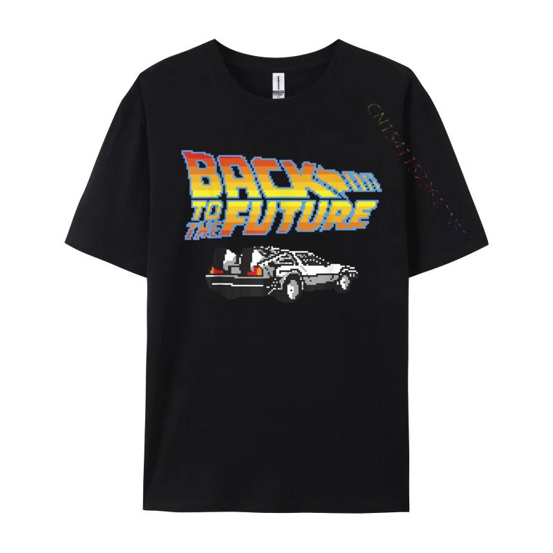 Unisex Clothing 8bit Delorean Tshirts Newest Top Tshirt Cotton Tops Tees For Unisex Tops Tees Normal T Shirts Comfortable