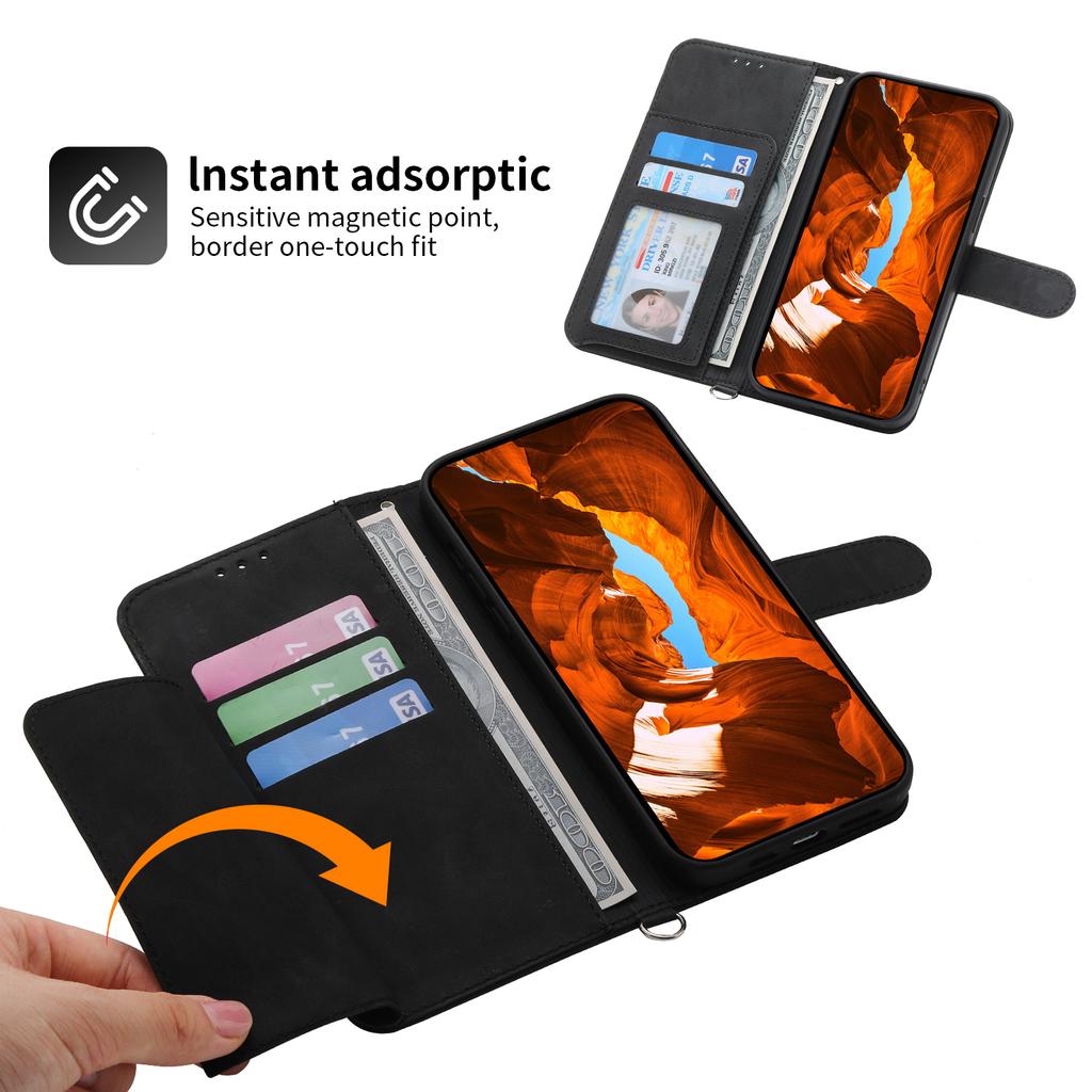 For Xiaomi Redmi Note 13 Pro 4G/Poco M6 Pro 4G Case Flower Pattern Skin-touch Phone Cover with 2 Straps