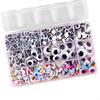 Wiggle Googly Eyes 260/350/750/1380Pcs Adhesive Googly Eyes Craft Eyes