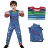 [Moerstar] Kinderspiel Chucky Cosplay Kostüm für Halloween, Kinder und Erwachsene, Horror Kostüm, Events, Schulfeste, Weihnachten, Verkleidung, Hallowee