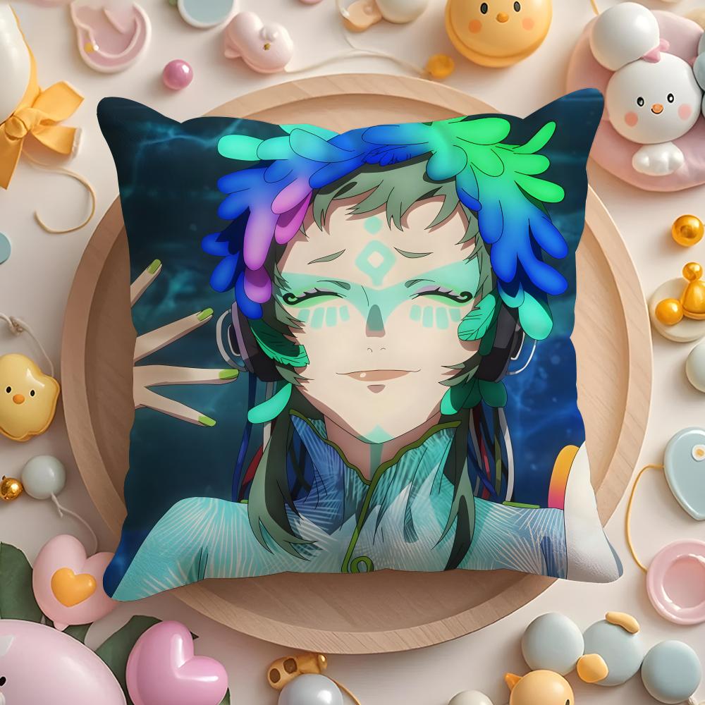 G-GNOSIA Anime Cushion Cover Home & Car Multi-Scene Pillow Cover - Reversible, Soft & Durable for Daily Use