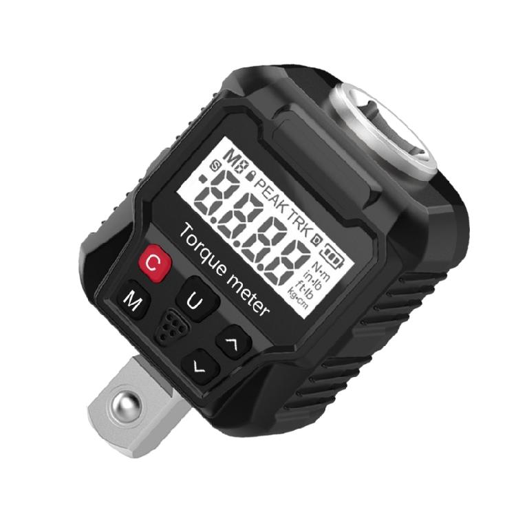 Digital Torque Meter for Ratchet Wrenches, 1/2Inch Drive, High Precisions, 2 Mode, 4 Unit, Data Storage, LED & Audios Prompt, Backlit