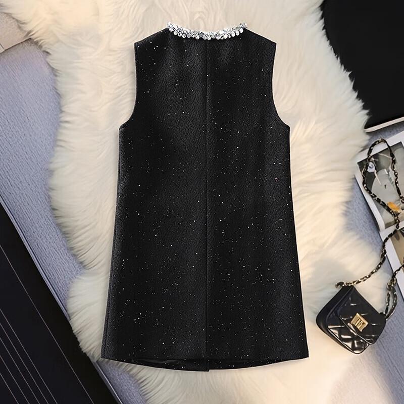 Shechi Autumn Two-Piece Dress & Vest Set