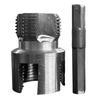 Herramientas para Cortar Roscas de Tubos Kit Roscadora de Tubos de PVC Herramientas Integradas de Doble Función para Roscado de Tubos Interno Externo para Reparaciones Domésticas