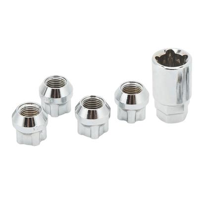 5PCS Stainless Steel Wheel Lock Bolts Cone Seat Wheel Lock Set  Anti-Theft Upgrade For Wheels
