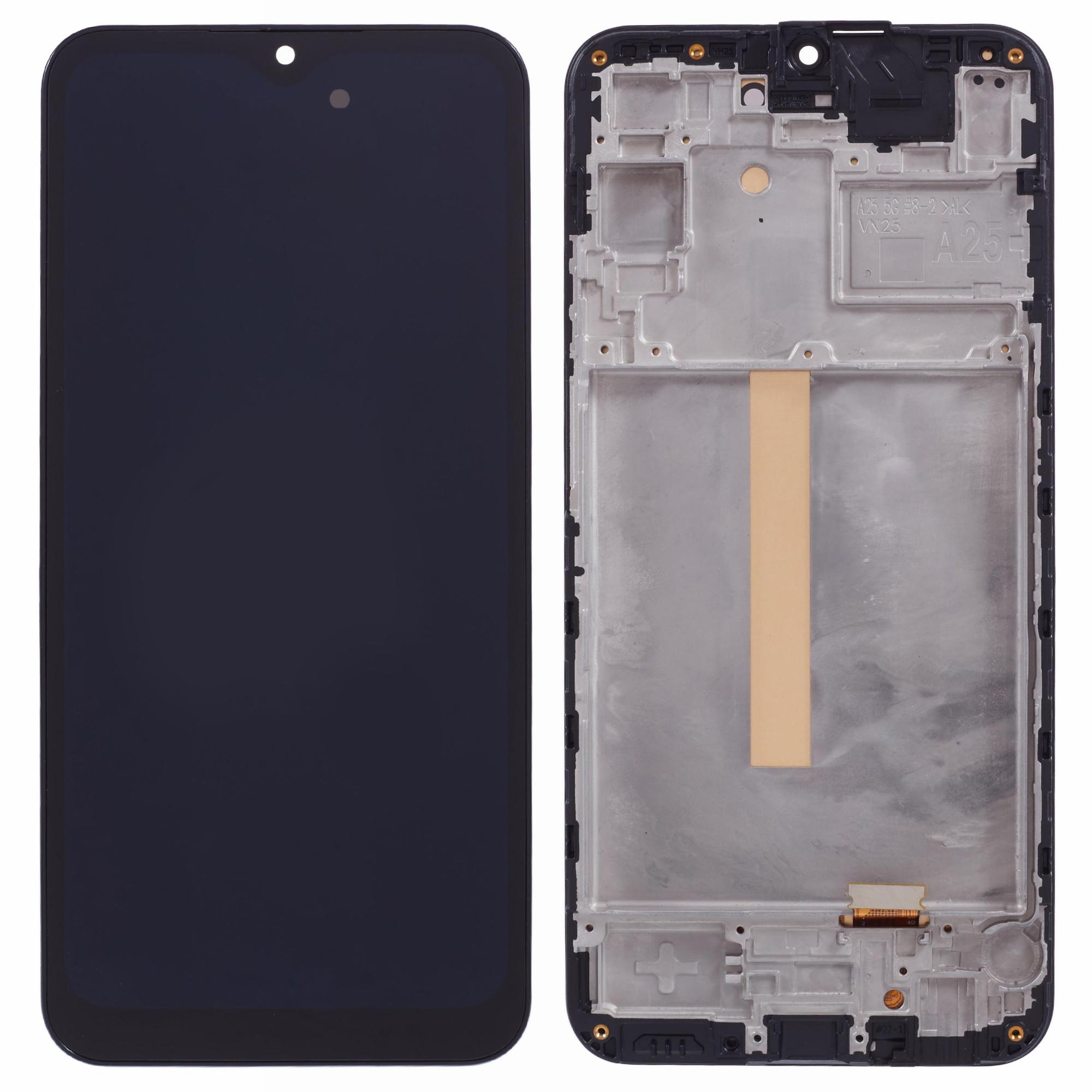 

Для Samsung Galaxy A25 5G (Глобальний) (161,0 X 76,5 X 8,3 мм) A256 Клас C Екран OLED та Тачскрін в Зборі+Запасна частина Рамка (Без логотипу) Type A